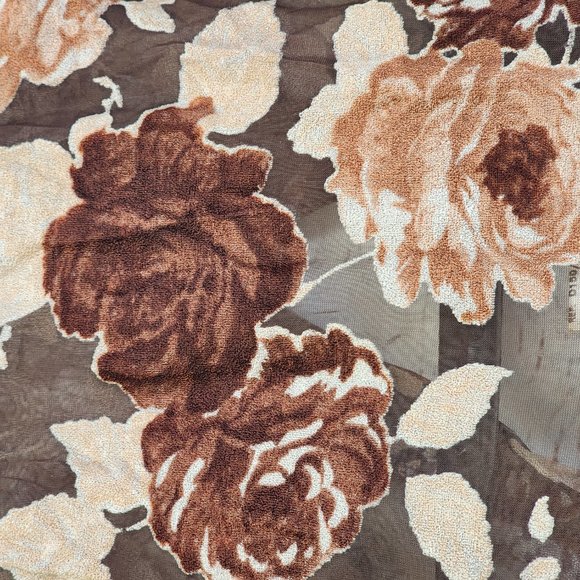 Bebe Moda Velvet and Sheer Vintage Top - Picture 5 of 7